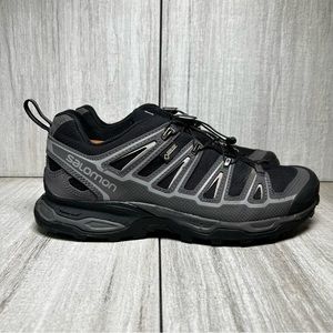 Salomon X Ultra Black Gore-Tex GTX Trail Running Hiking Sneaker Mens Size 9.5
